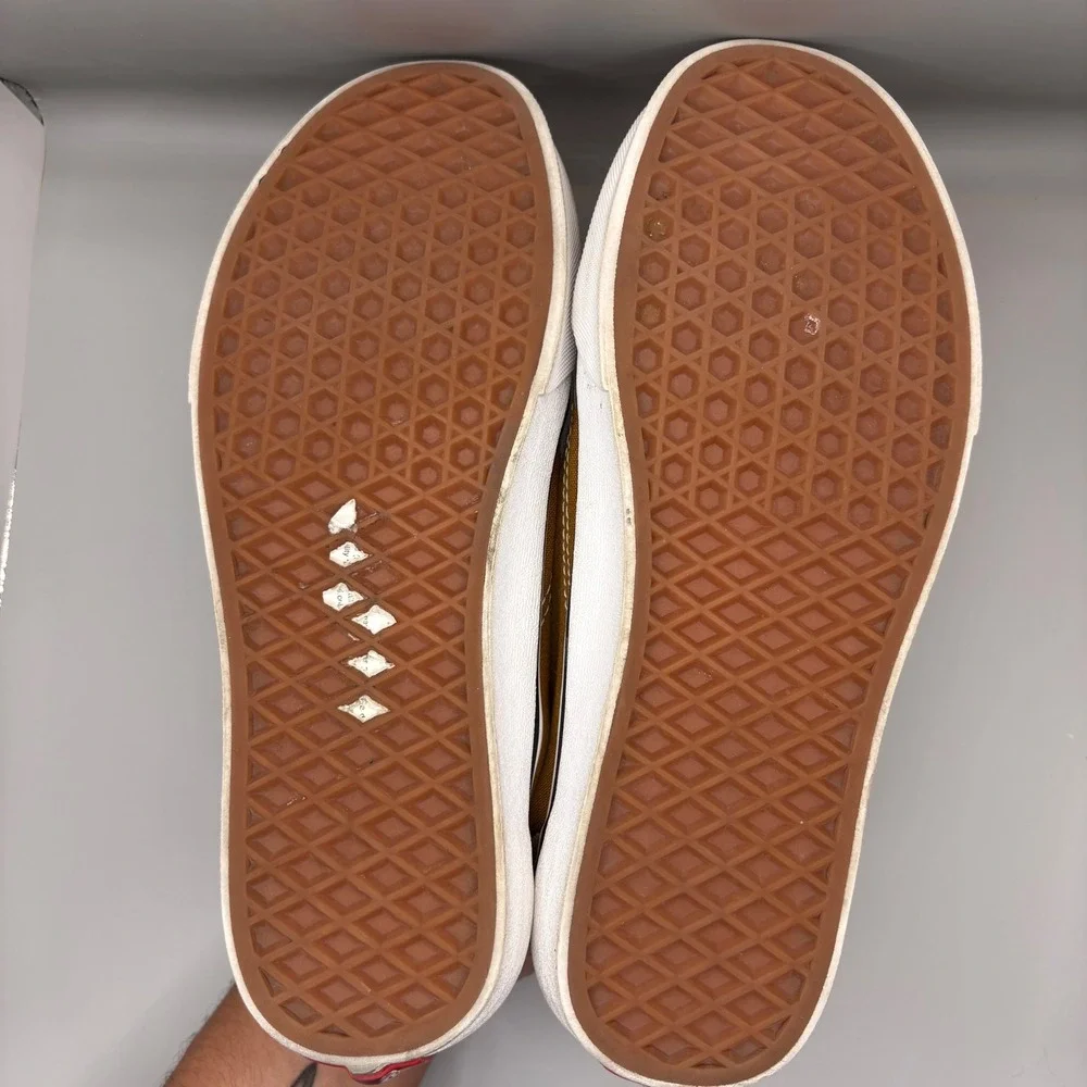 Vans Old Skool Bronze Brown Suede Canvas Skate Shoes Mens 7 Womens 8.5